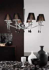 Siena Polished Chrome Crystal Floor Lamps Mantra Shaded Floor Lamps Siena Polished Chrome Crystal Floor Lamps Mantra Shaded Floor Lamps